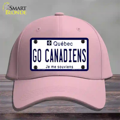 Go Canadiens Novelty License Plate Hat Tag Cotton / Pink