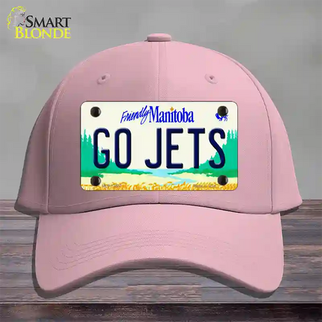 Go Jets Manitoba Novelty License Plate Hat Tag Cotton / Pink