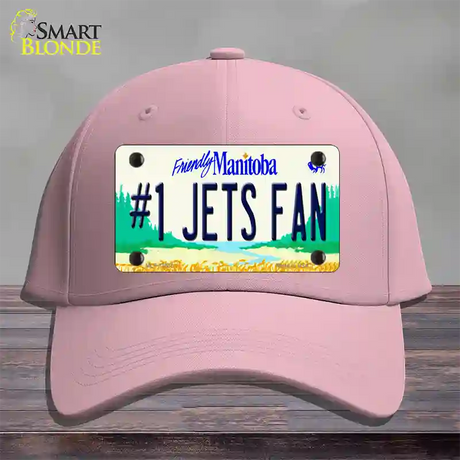 Number 1 Jets Fan Manitoba Novelty License Plate Hat Tag Cotton / Pink