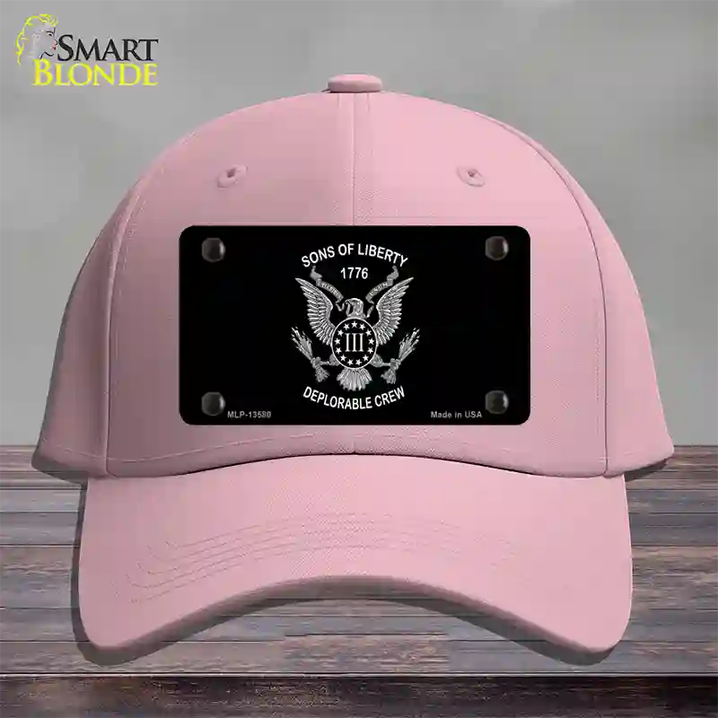 Sons of Liberty 1776 Novelty License Plate Hat Tag Cotton / Pink