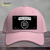 3 Percenter Ring of Stars Novelty License Plate Hat Tag Cotton / Pink