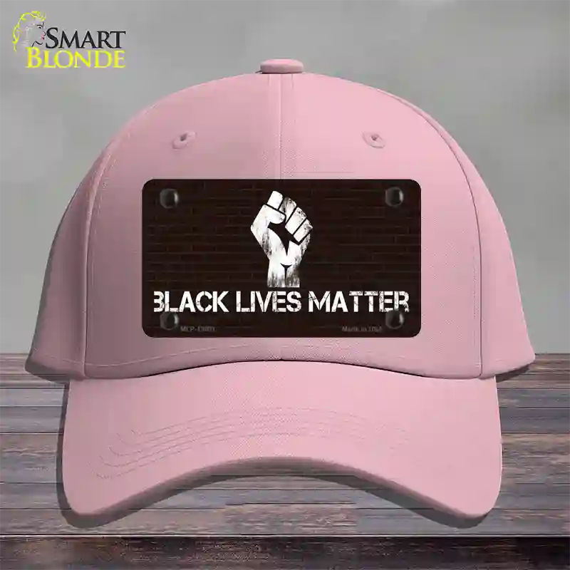 Black Lives Matter Brick Novelty License Plate Hat Tag Cotton / Pink