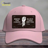 Break The Chains BLM Novelty License Plate Hat Tag Cotton / Pink