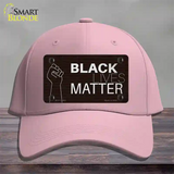 Black Lives Matter Fist Brick Novelty License Plate Hat Tag Cotton / Pink