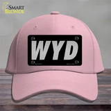 WYD Black Novelty License Plate Hat Tag Cotton / Pink