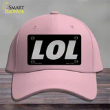 LOL Black Novelty License Plate Hat Tag Cotton / Pink