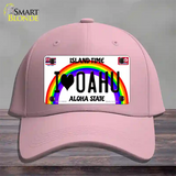 I Heart Oahu Novelty License Plate Hat Tag Cotton / Pink