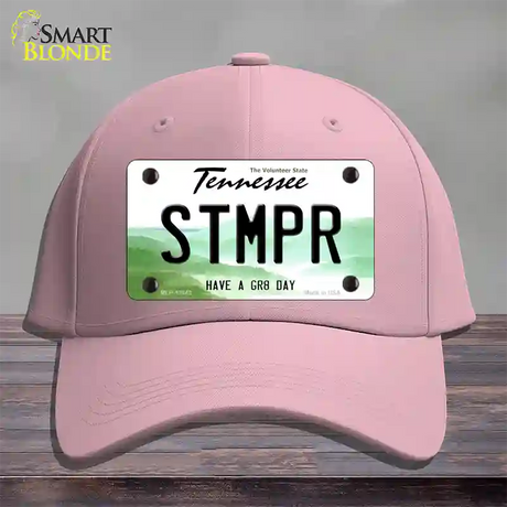 Stomper Novelty License Plate Hat Tag Cotton / Pink