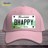 Be Happy Novelty License Plate Hat Tag Cotton / Pink