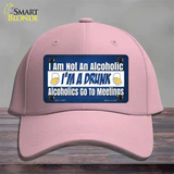 Im A Drunk Novelty License Plate Hat Tag Cotton / Pink