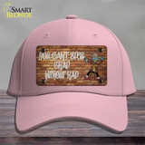 Grad Without Rad Novelty License Plate Hat Tag Cotton / Pink