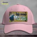 Shit On A Pigeon Novelty License Plate Hat Tag Cotton / Pink