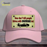 Drivers With Cellphones Do Novelty License Plate Hat Tag Cotton / Pink