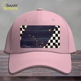 Alaska Racing Flag Novelty License Plate Hat Tag Cotton / Pink