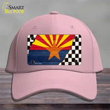 Arizona Racing Flag Novelty License Plate Hat Tag Cotton / Pink