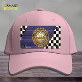 New Hampshire Racing Flag Novelty License Plate Hat Tag Cotton / Pink