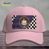 Utah Racing Flag Novelty License Plate Hat Tag Cotton / Pink