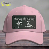 Makin My Family Novelty License Plate Hat Tag Cotton / Pink