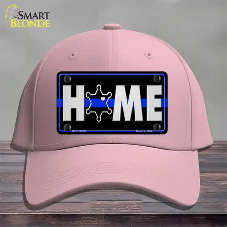 Home Sheriff Badge Novelty License Plate Hat Tag Cotton / Pink