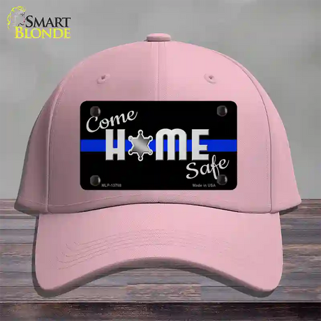 Come Home Safe Novelty License Plate Hat Tag Cotton / Pink