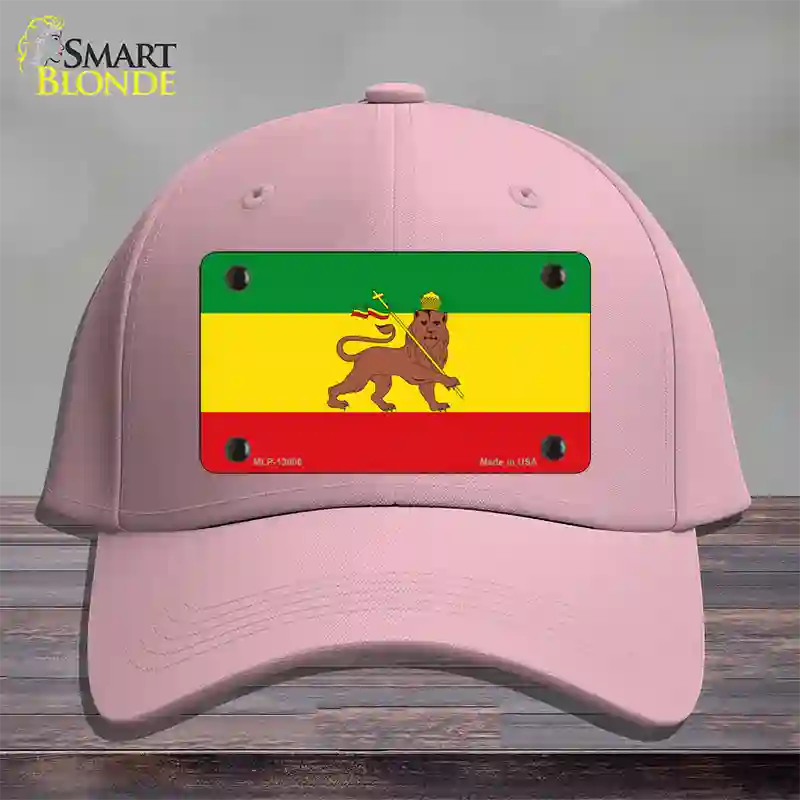 Ethiopia Flag Novelty License Plate Hat Tag Cotton / Pink