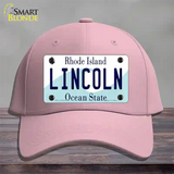 Lincoln Rhode Island Novelty License Plate Hat Novelty License Plate Hat Cotton / Pink