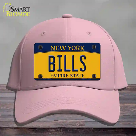 Bills New York Yellow Novelty License Plate Hat Tag Cotton / Pink