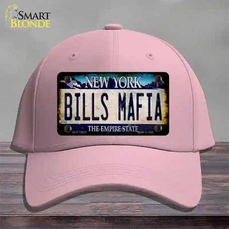 Bills Mafia Novelty License Plate Hat Tag Cotton / Pink