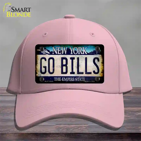 Go Bills New York Rusty Novelty License Plate Hat Tag Cotton / Pink