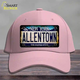 Allentown NY Blue Rusty Novelty License Plate Hat Tag Cotton / Pink