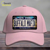 Buffalo Mafia NY Blue Rusty Novelty License Plate Hat Tag Cotton / Pink