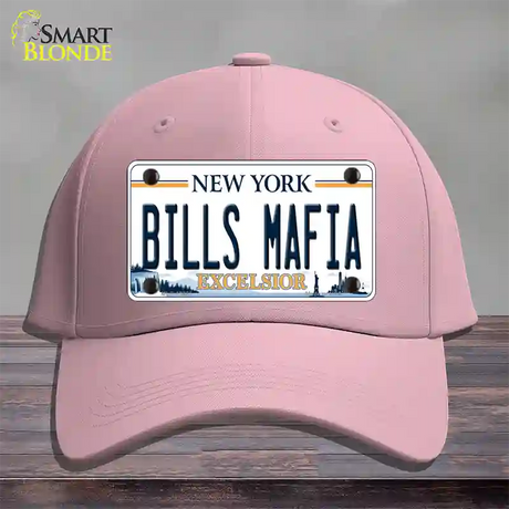 Bills Mafia NY Excelsior Novelty License Plate Hat Tag Cotton / Pink