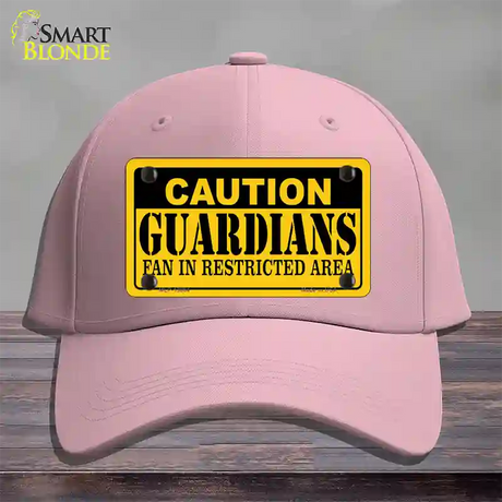 Caution Guardians Novelty License Plate Hat Tag Cotton / Pink