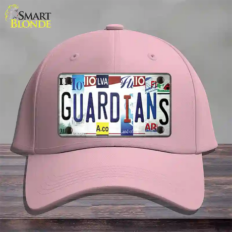 Guardians Strip Art Novelty License Plate Hat Tag Cotton / Pink