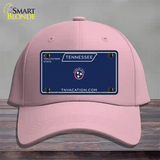 Blank Tennessee Blue Novelty License Plate Hat Tag Cotton / Pink