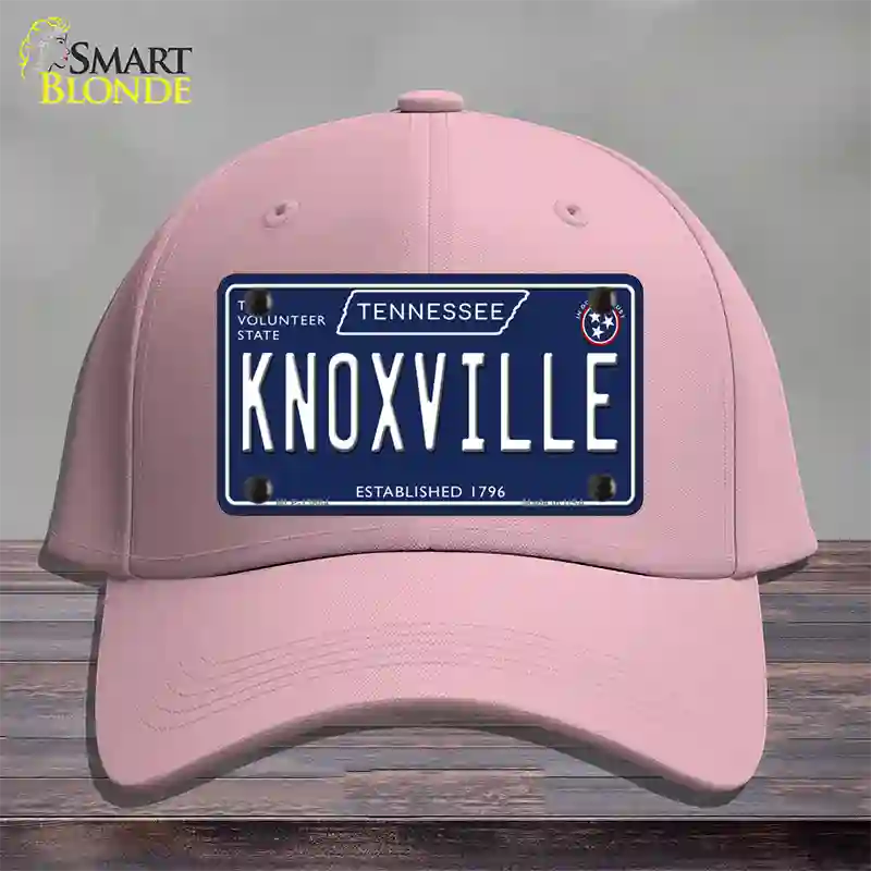 Knoxville Tennessee Blue Novelty License Plate Hat Tag Cotton / Pink