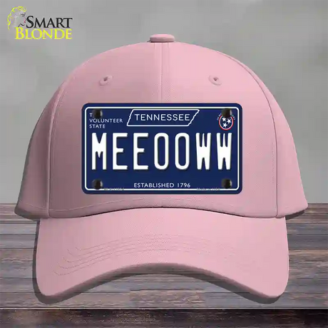 Meeooww Tennessee Blue Novelty License Plate Hat Tag Cotton / Pink