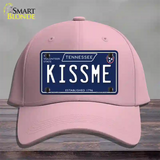 Kiss Me Tennessee Blue Novelty License Plate Hat Tag Cotton / Pink