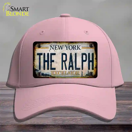 The Ralph New York White Novelty License Plate Hat Tag Cotton / Pink