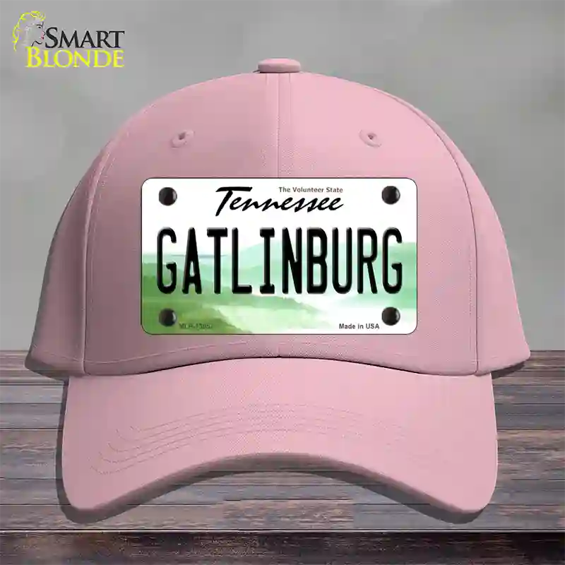 Gatlinburg Tennessee Novelty License Plate Hat Tag Cotton / Pink