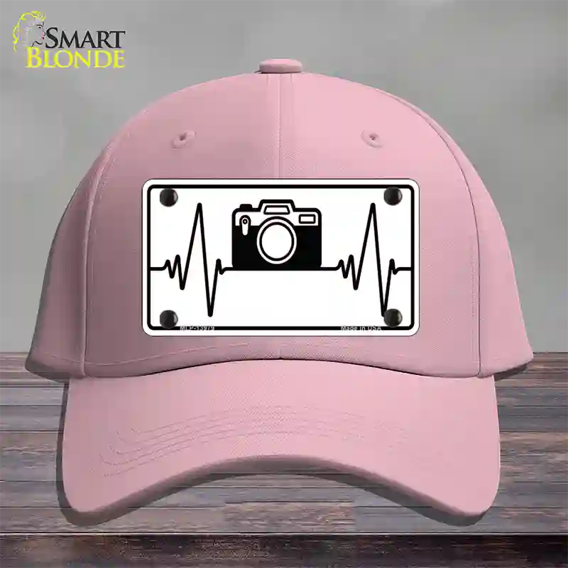 Photography Heart Beat Novelty License Plate Hat Tag Cotton / Pink