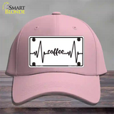 Coffee Heart Beat Novelty License Plate Hat Tag Cotton / Pink