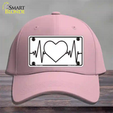 Love Heart Beat Novelty License Plate Hat Tag Cotton / Pink