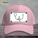 Stethoscope Heart Beat Novelty License Plate Hat Tag Cotton / Pink