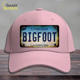 Bigfoot Connecticut Novelty License Plate Hat Tag Cotton / Pink