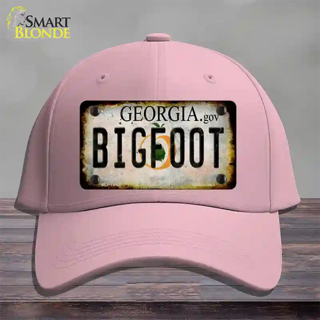 Bigfoot Georgia Novelty License Plate Hat Tag Cotton / Pink