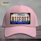 Bigfoot Illinois Novelty License Plate Hat Tag Cotton / Pink