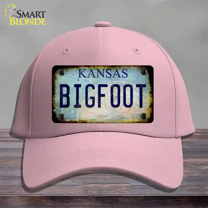 Bigfoot Kansas Novelty License Plate Hat Tag Cotton / Pink