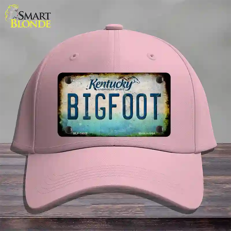 Bigfoot Kentucky Novelty License Plate Hat Tag Cotton / Pink