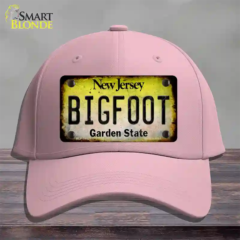 Bigfoot New Jersey Novelty License Plate Hat Tag Cotton / Pink